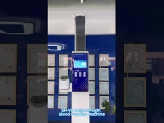 Automaat van de het Gewichts Vette Schaal van de apotheek de Ultrasone Hoogte met de Bloeddruk van Omron