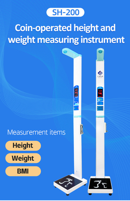 Electronic Coin-operated Weight and Height BMI Body Scale for Gym