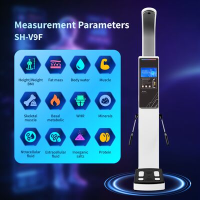 Smart Height Weight 3D Body Composition Analyzer Scale High Accuracy Commercial Use AI Technology