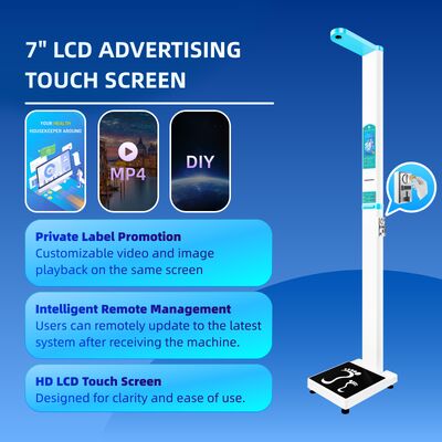 Coin Operated Height Weight BMI Vending Scale with LCD Display OEM/ODM Customization