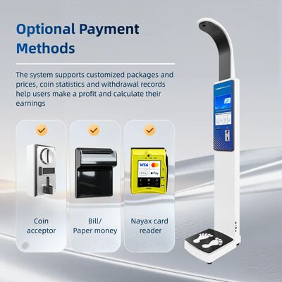 SH-V5 Digital Mobile Measuring Equipment Height Weight BMI Scale Machine