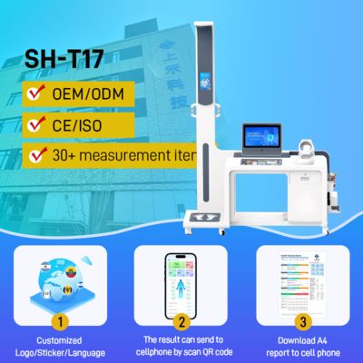Hoogwaardige medische kiosk Zelfbediening Intelligente detectiekiosk Alles-in-één multifunctionele gezondheidsdiagnostiek