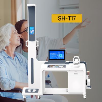 Multi Functies Zelfbediening Gezondheidscontrole Station BMI Bloeddruk Medische Gezondheidscontrole Kiosk Fysiek Onderzoek Machine
