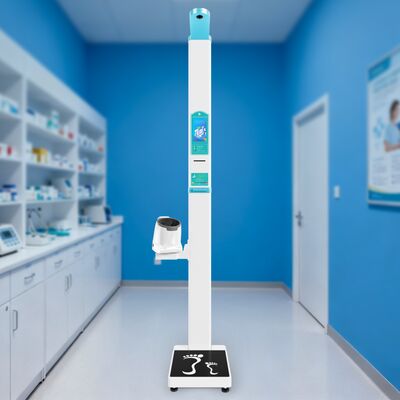 Ultrasone elektronische lengte- en gewichtsbloeddruk BMI-lichaamsweegschaal