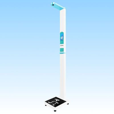 Menselijke lichaamslengte en weegschaal voor kliniek